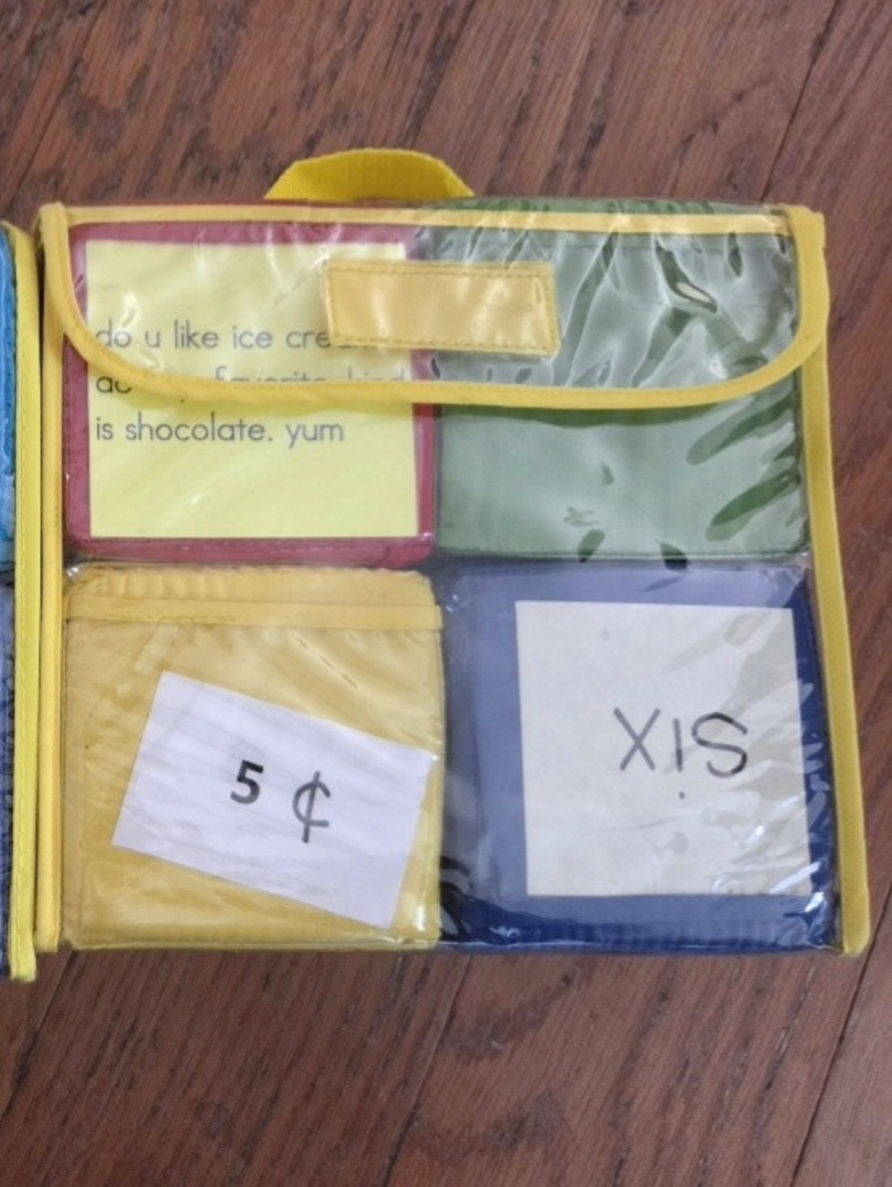 Lakeshore Set Of 4 Learn Pocket Cubes With Clear Pockets